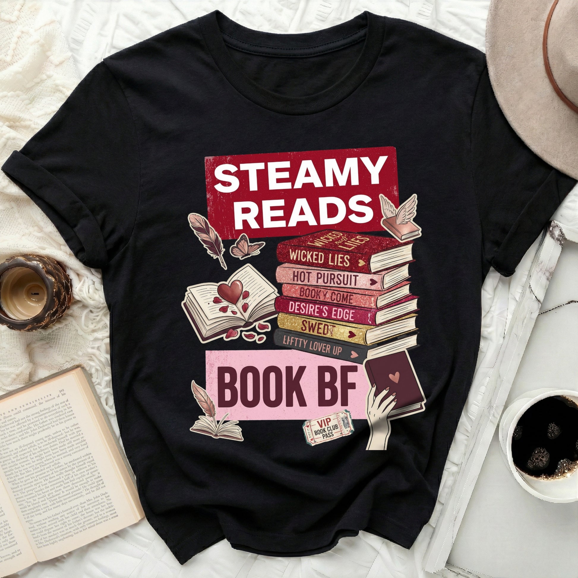 Steamy Reads Book BF Romance Books Lover product type
Steamy Reads
Book BF
Romance Books
Book Lover
Bookworm Gift
Reader Life
Bookish Apparel
Book Club Member
Romantic Novels
Smut Reader
Graphic Tee
Women's Clothing
Reading Enthusiast
Literary Fan
Wicked Lies
Hot Pursuit
Desire's Edge
Novel Tee
Story Lover
Book Inspired