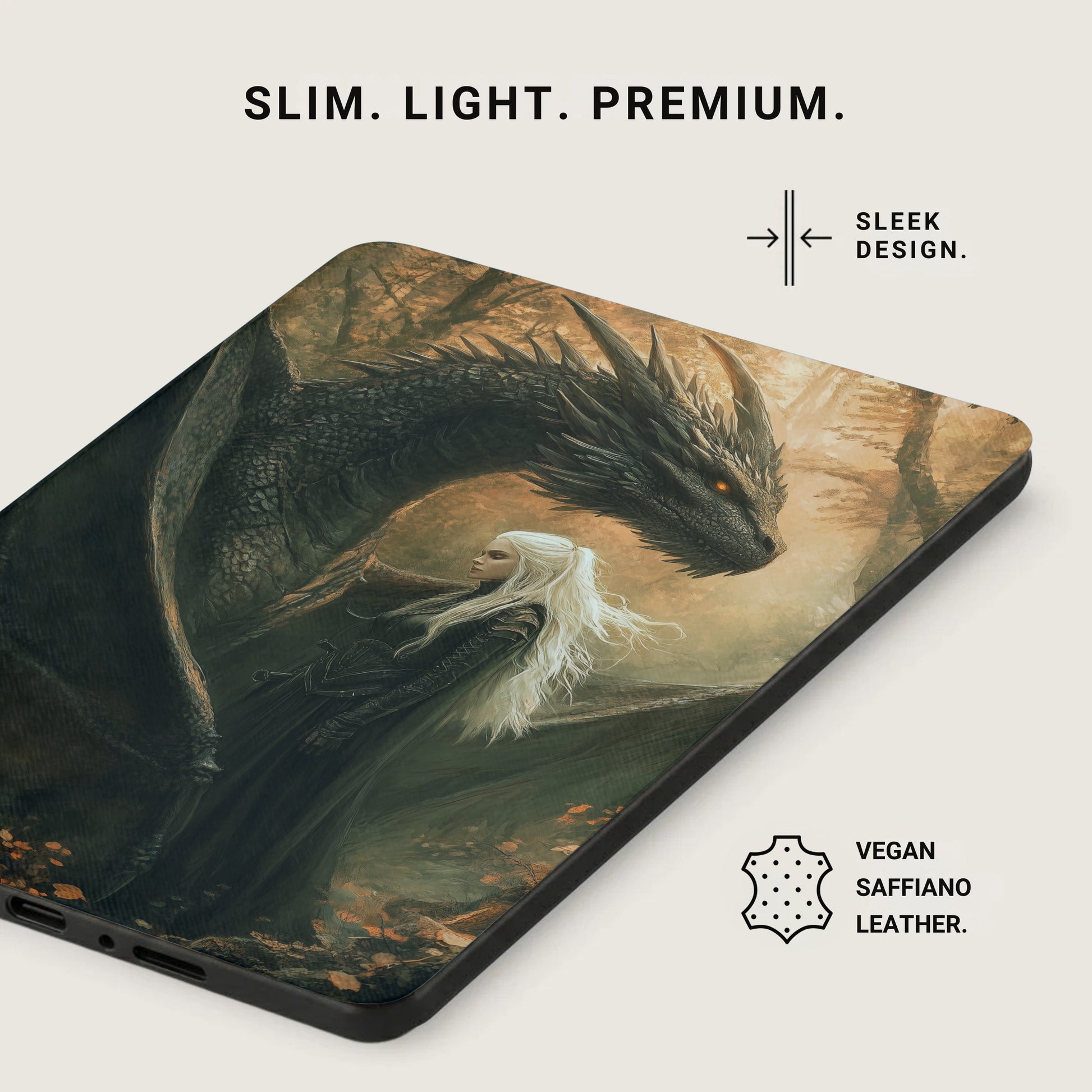 Slim Light Premium Sleek Design Dragon Woman Artwork product type