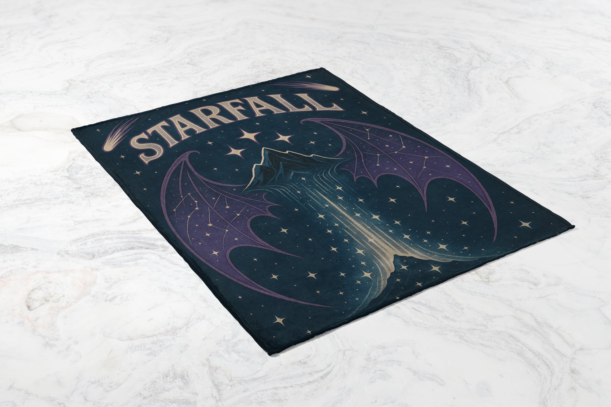 Starfall Dragon Universe Print Wall Tapestry