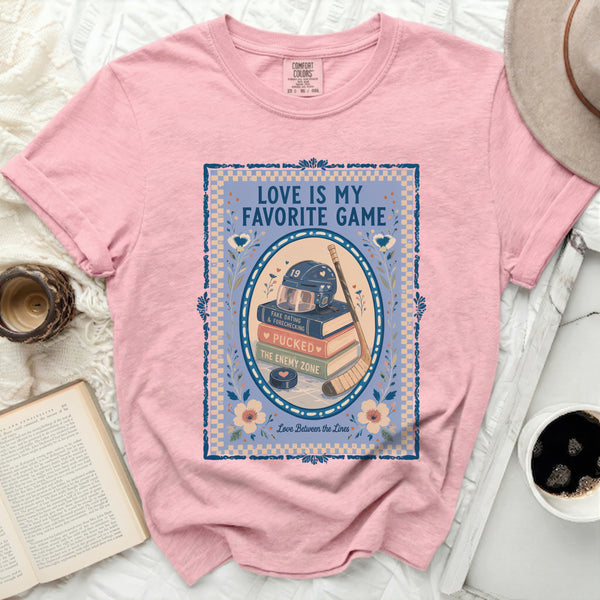 Love Is My Favorite Game Tee in Blossom
