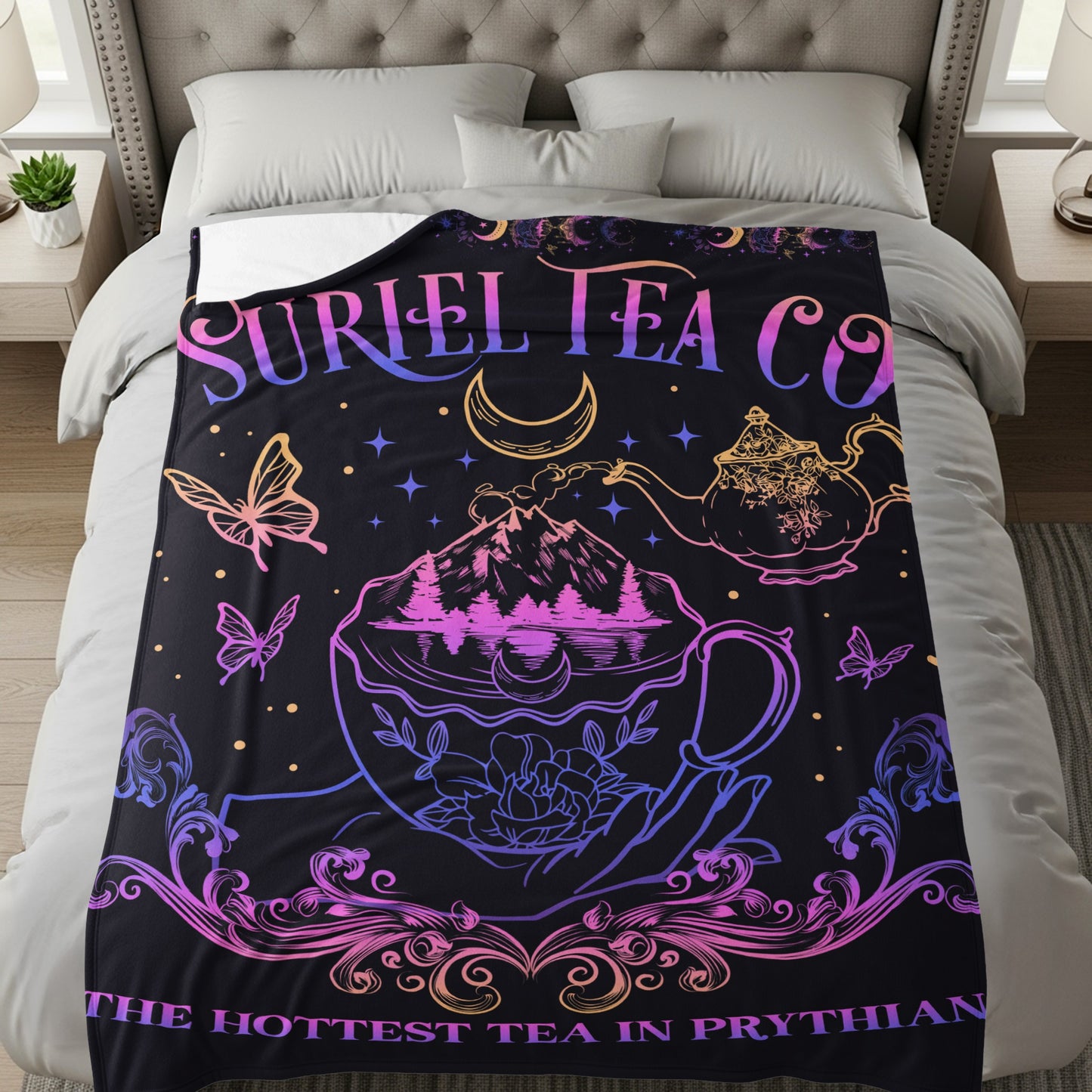 Suriel Tea Co The Hottest Tea In Prythian blanket