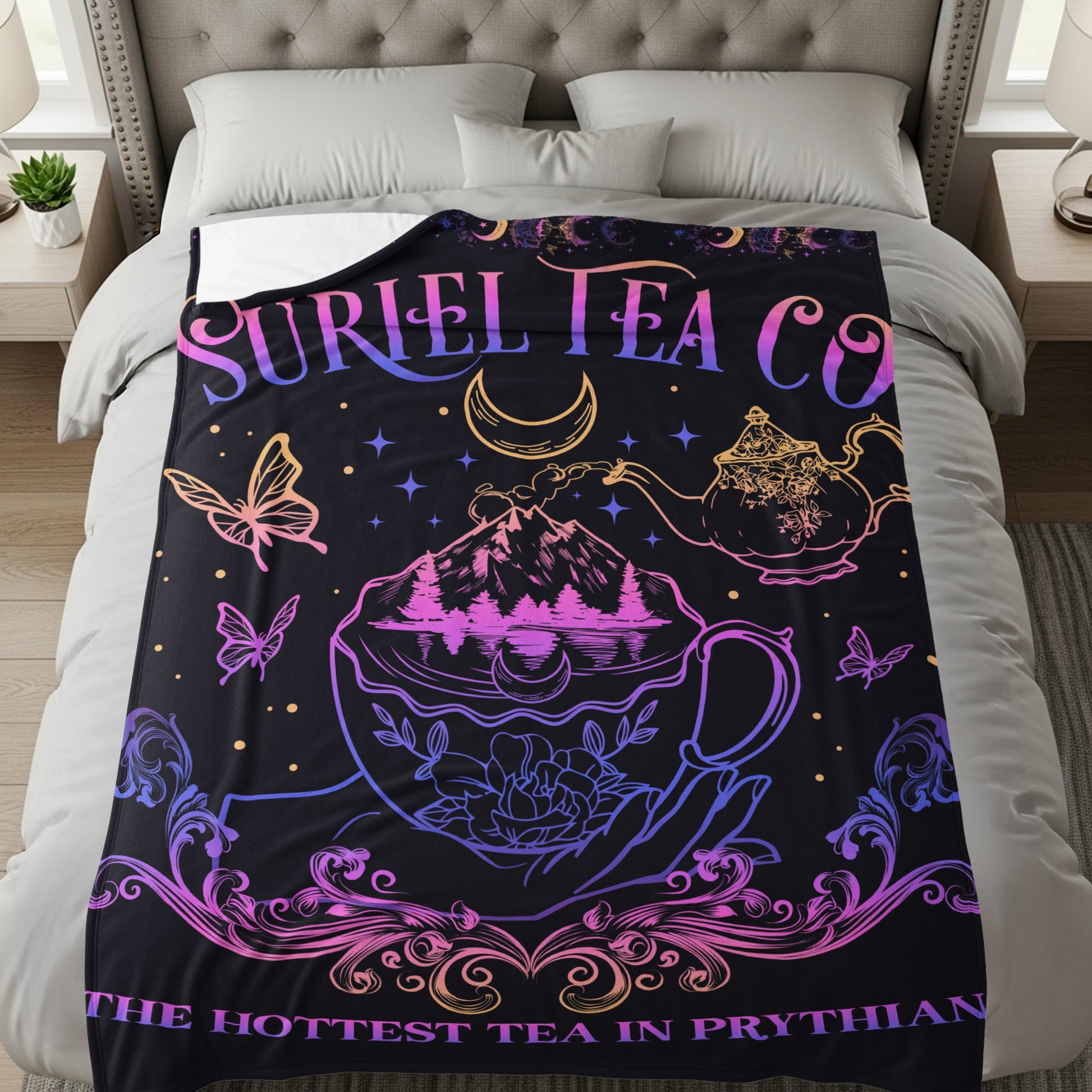 Suriel Tea Co The Hottest Tea In Prythian blanket