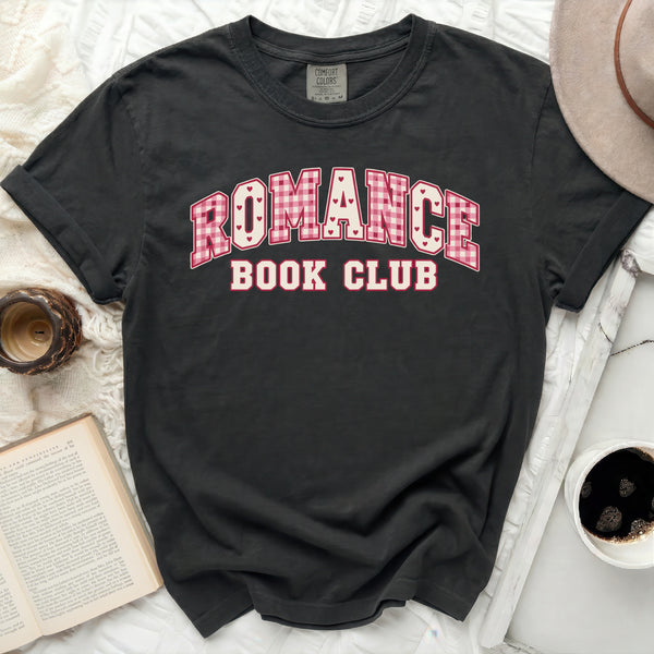 Romance Book Club Tee in Black