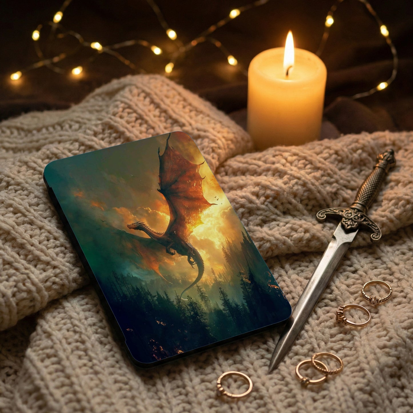 Majestic Fiery Dragon Mythical Creature Product type