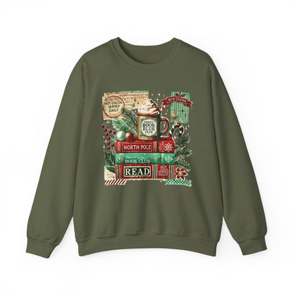 Cozy Holiday Book Club North Pole Sweatshirt