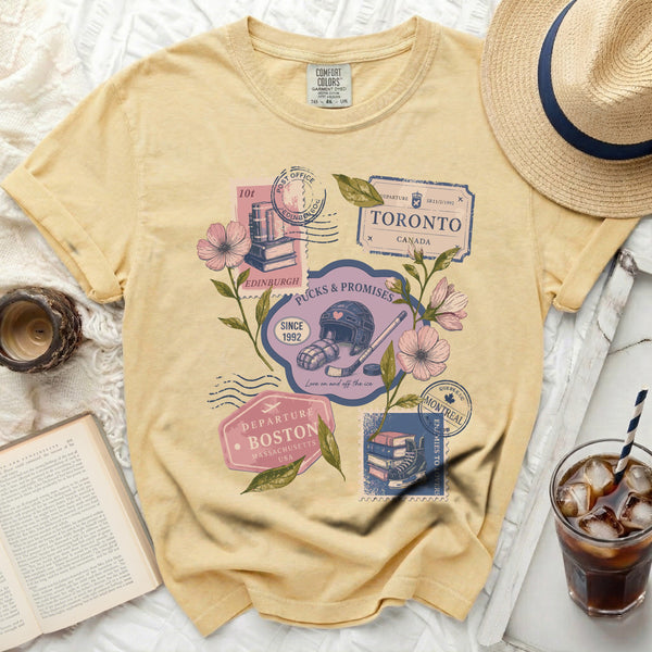 Love on & Off the Ice Tee in Butter