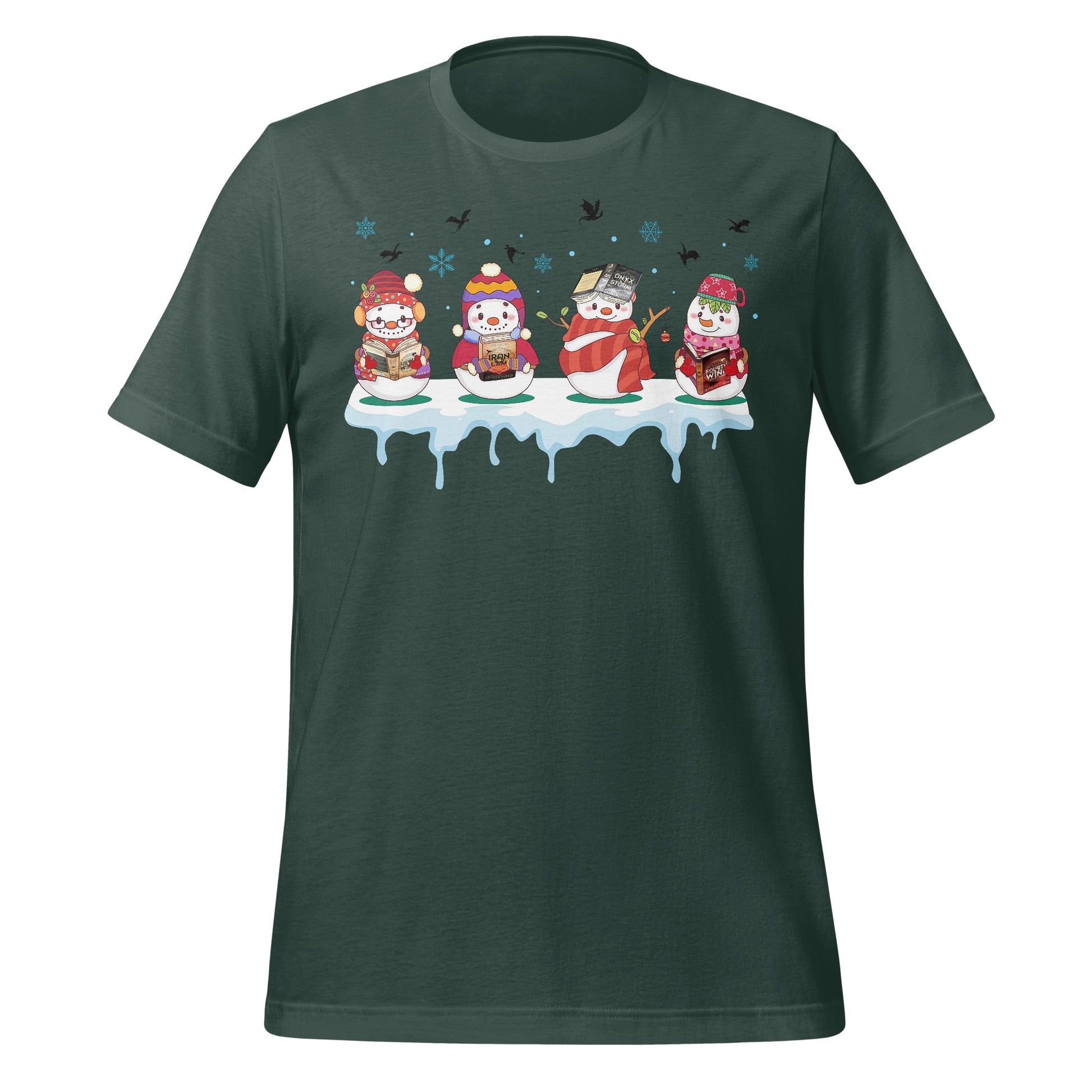 Festive Penguins with Gifts Graphic Tee product