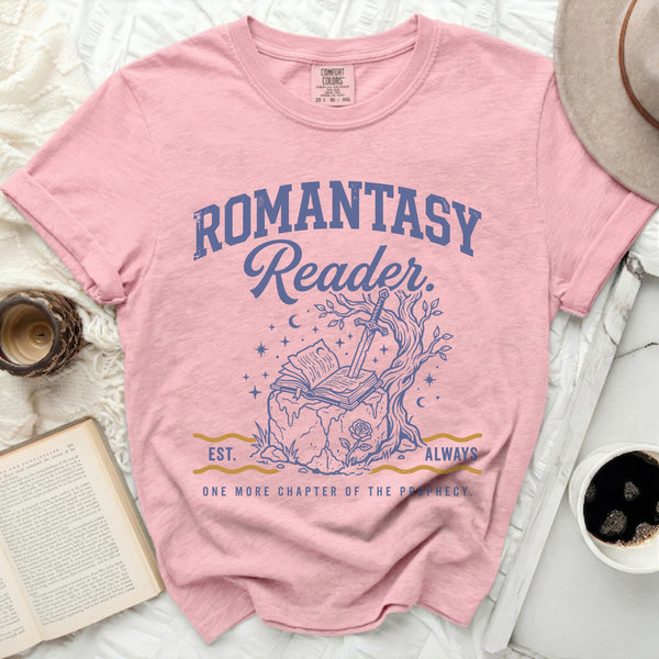 Romantasy Reader Prophecy Tee in Blossom