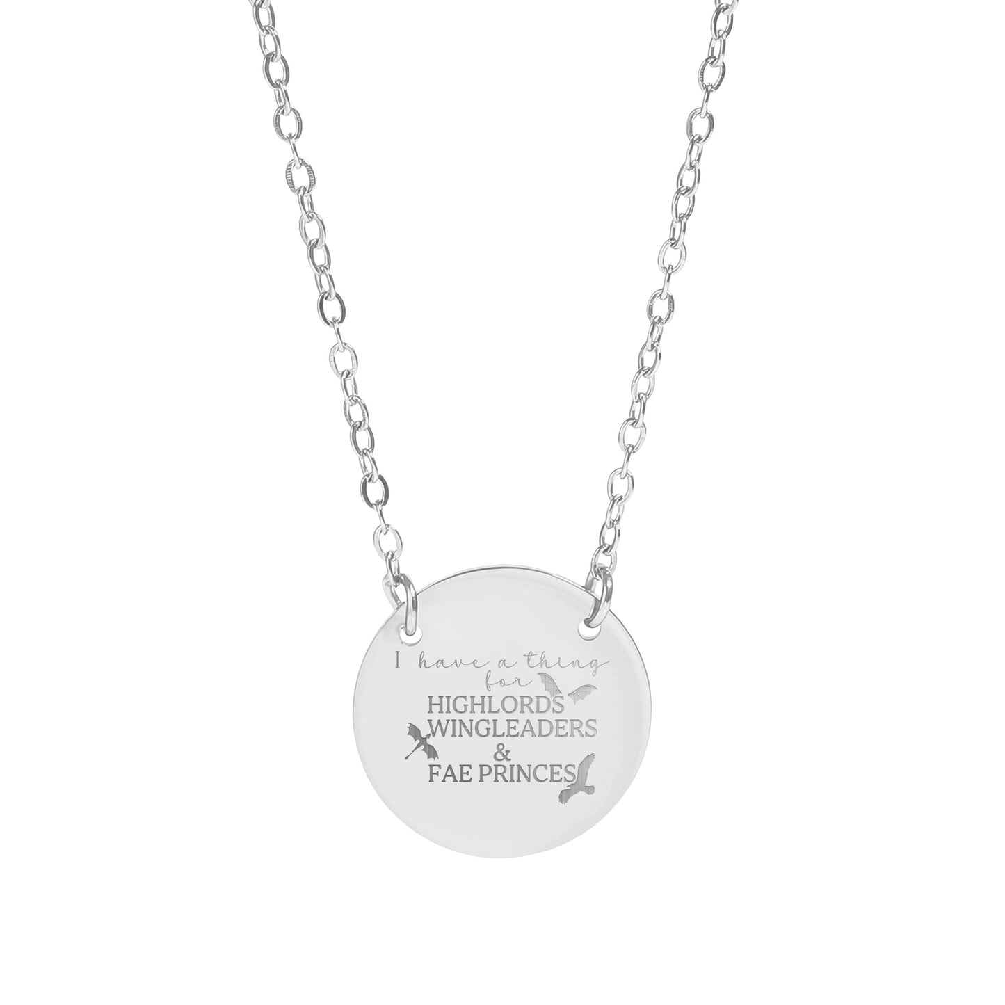 Highlords Wingleaders and Fae Princes Pendant Necklace