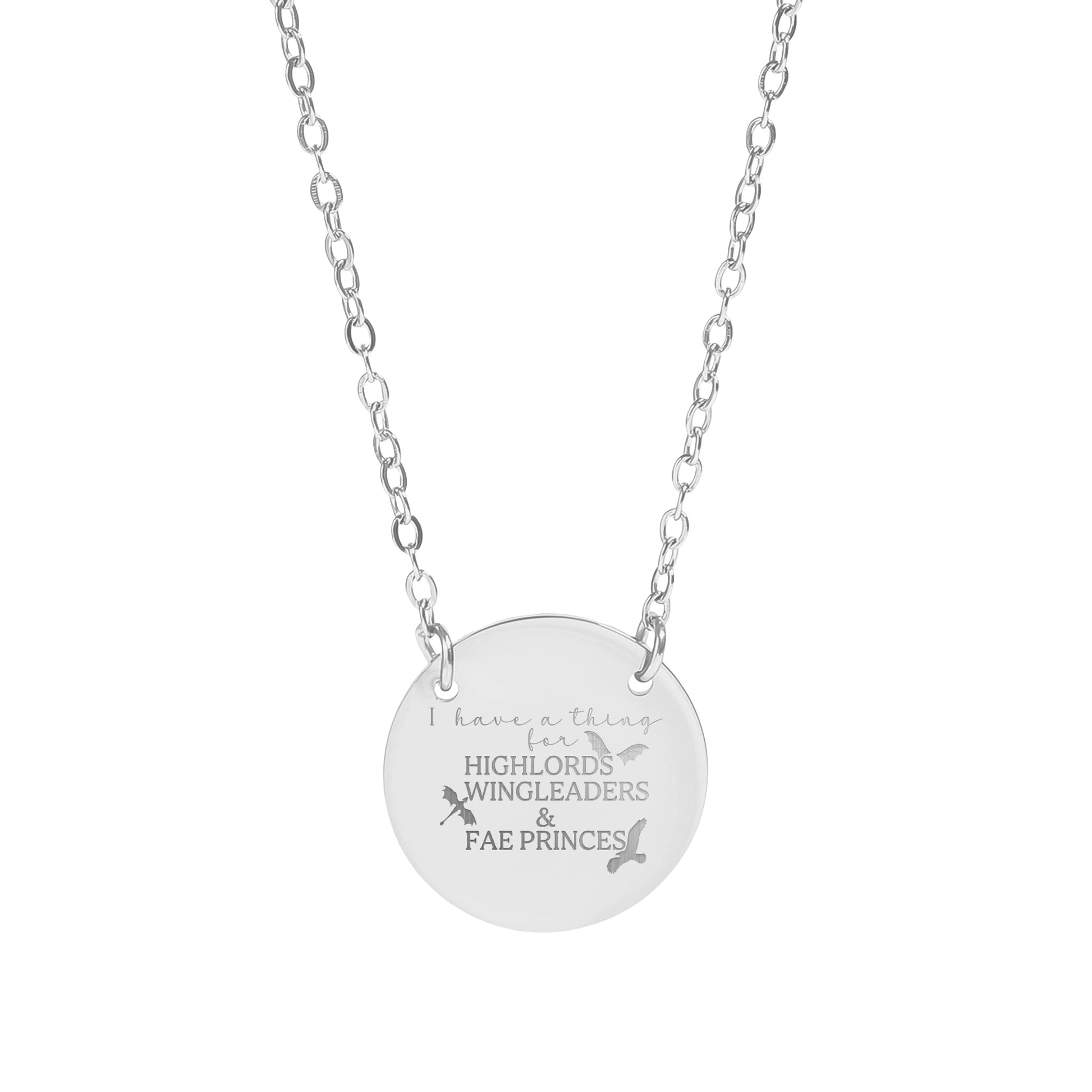 Highlords Wingleaders and Fae Princes Pendant Necklace