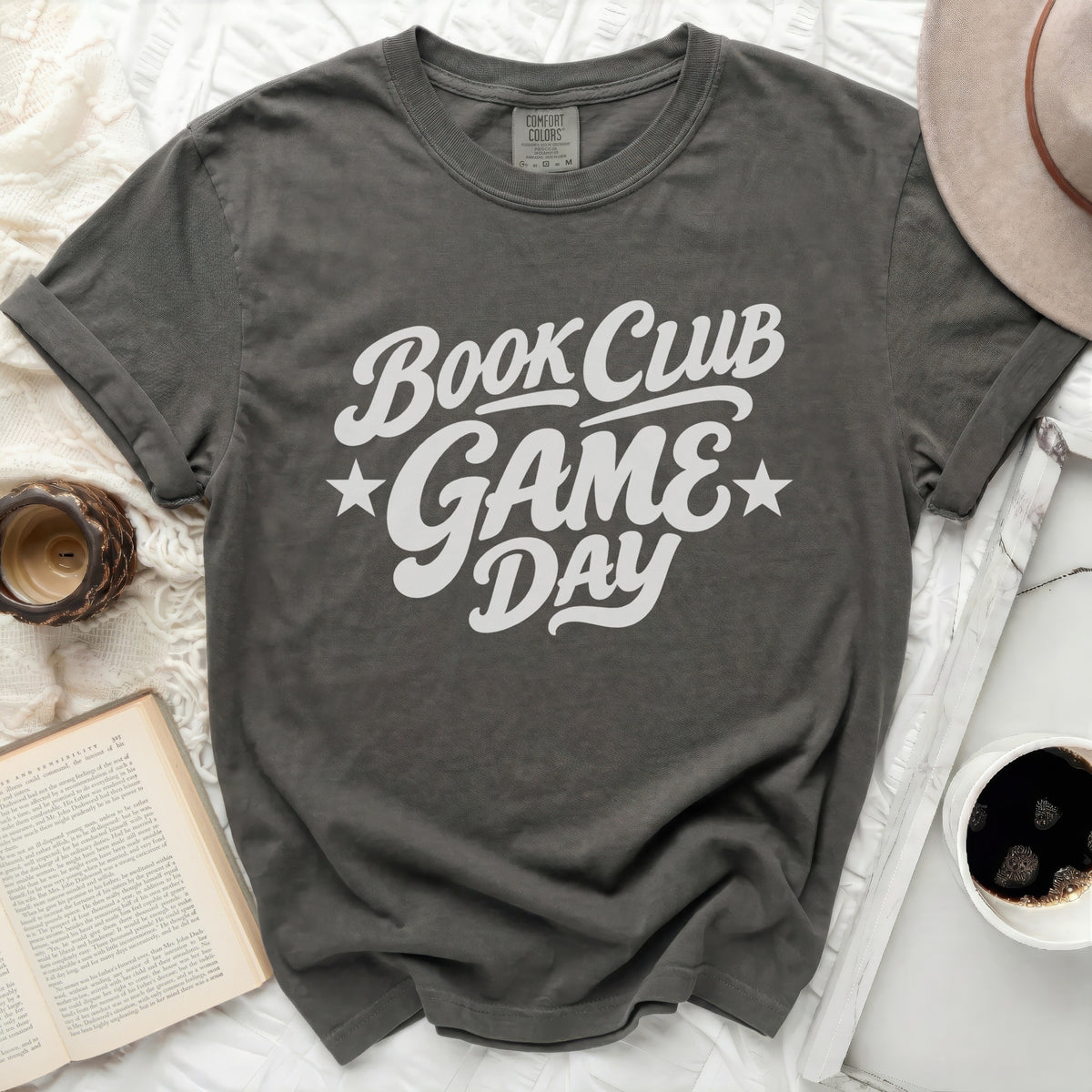 Book Club Game Day Tee