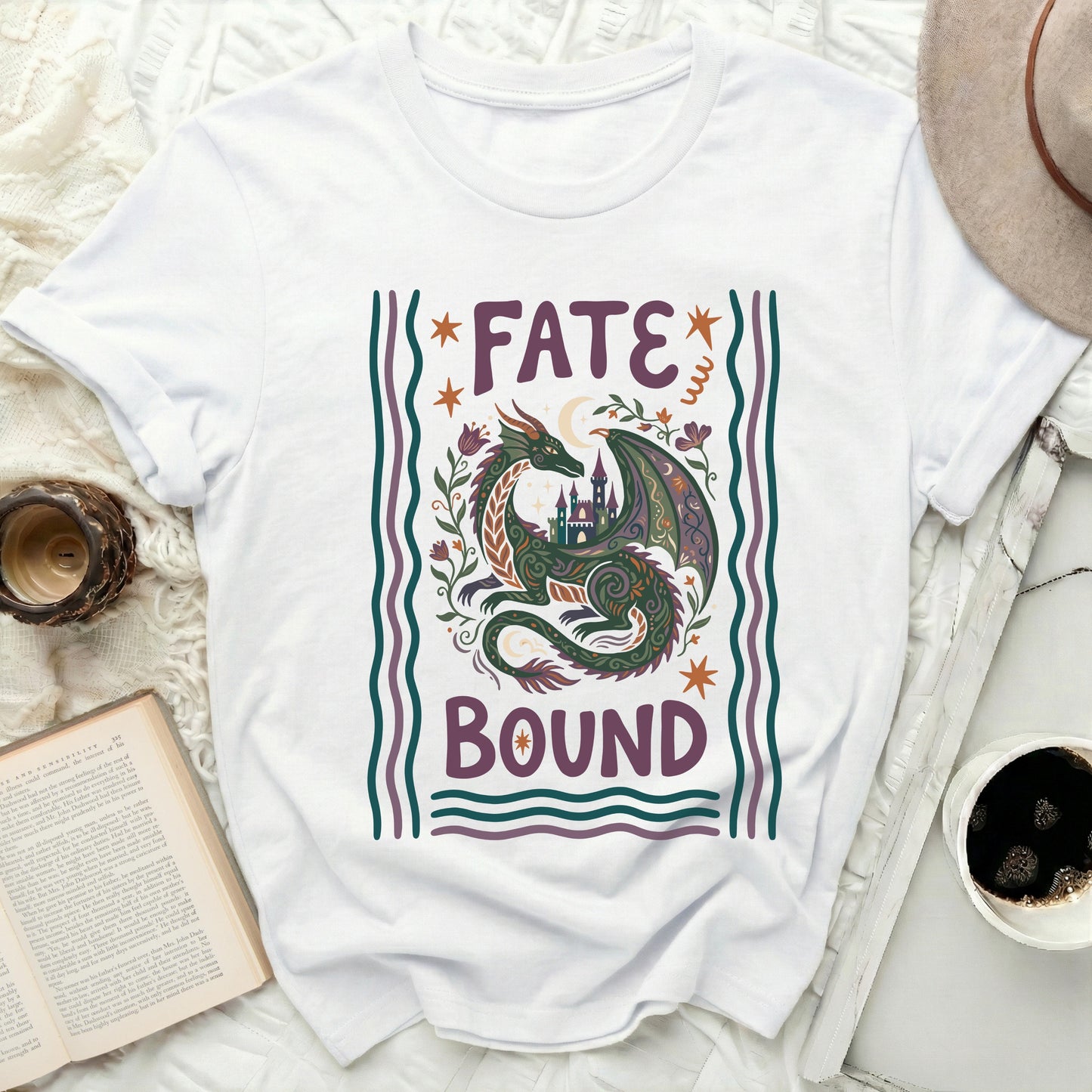 Fate Bound Dragon Castle Mystical Art Design product type