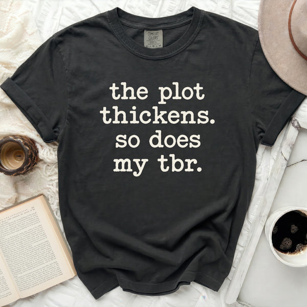 Plot Thickens TBR Tee in Black
