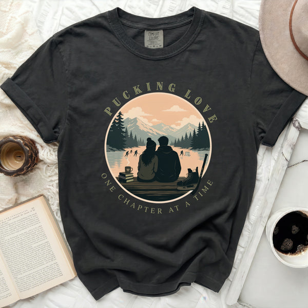 Pucking Love Cozy Chapters Tee in Black