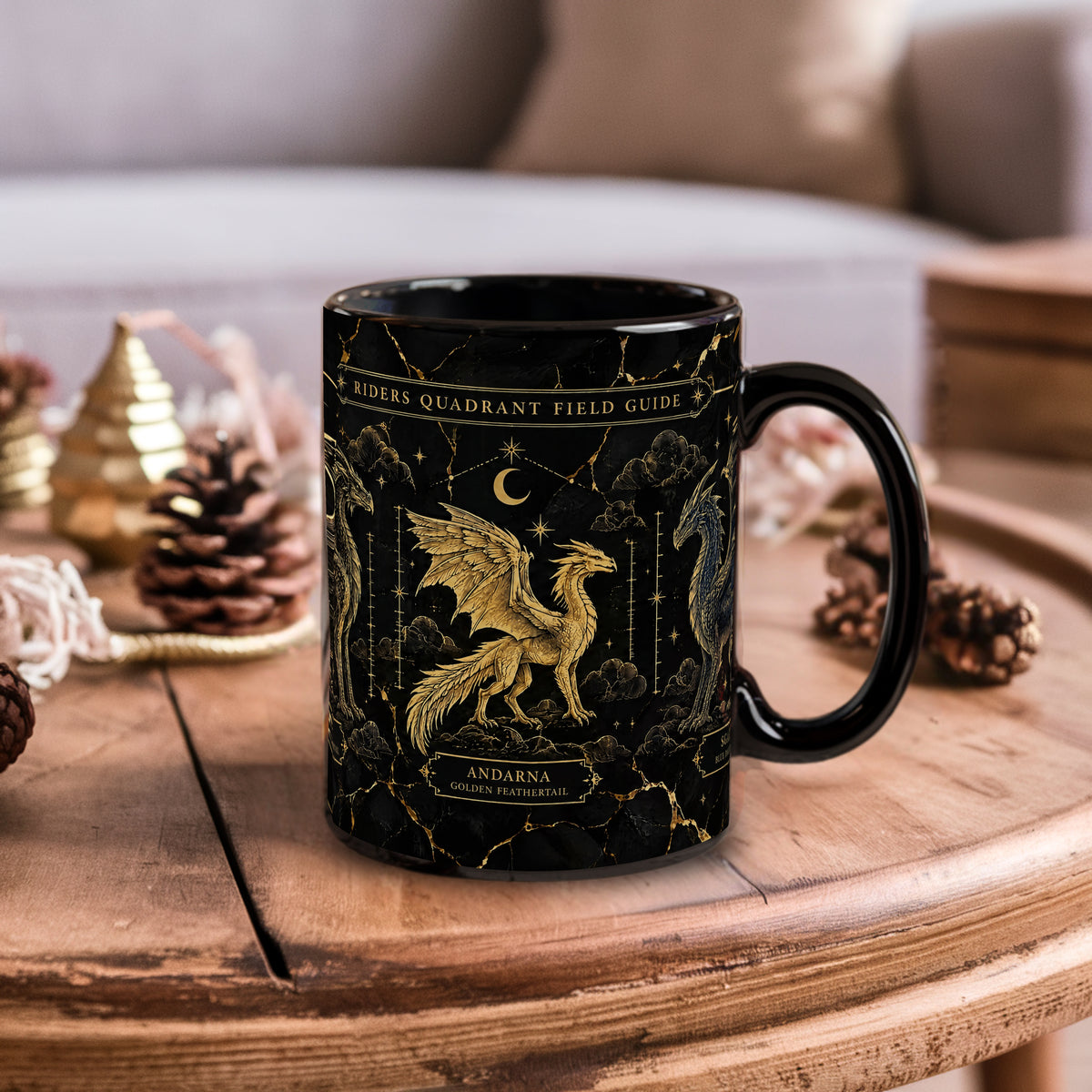 Fourth Wing Dragon Field Guide Mug