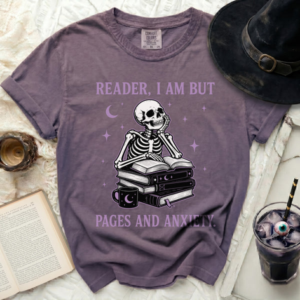 Reader Pages Tee in Grape