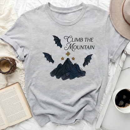 Climb The Mountain Bats Stars Graphic T-Shirt product type