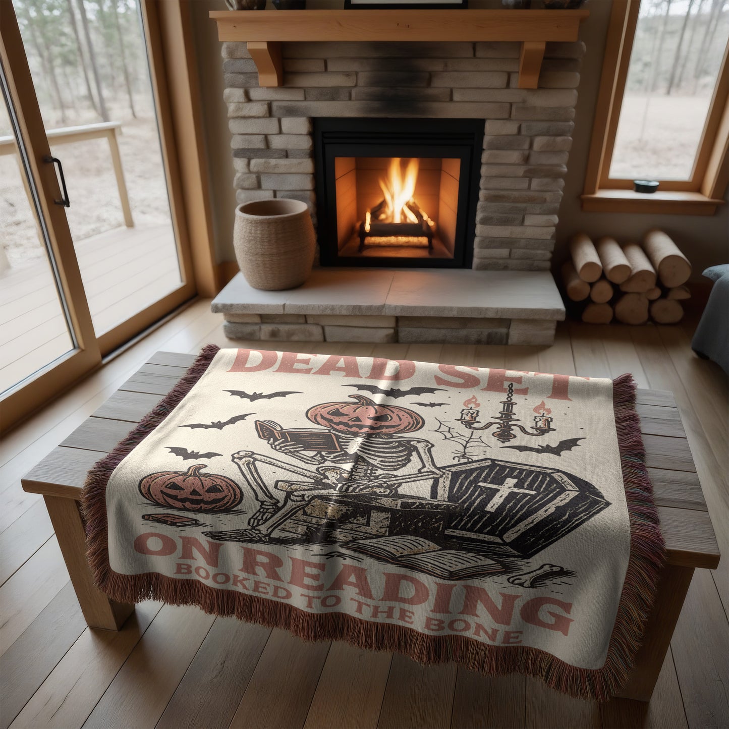 Dead Set on Reading Blanket