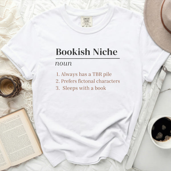Bookish Niche Tee in White