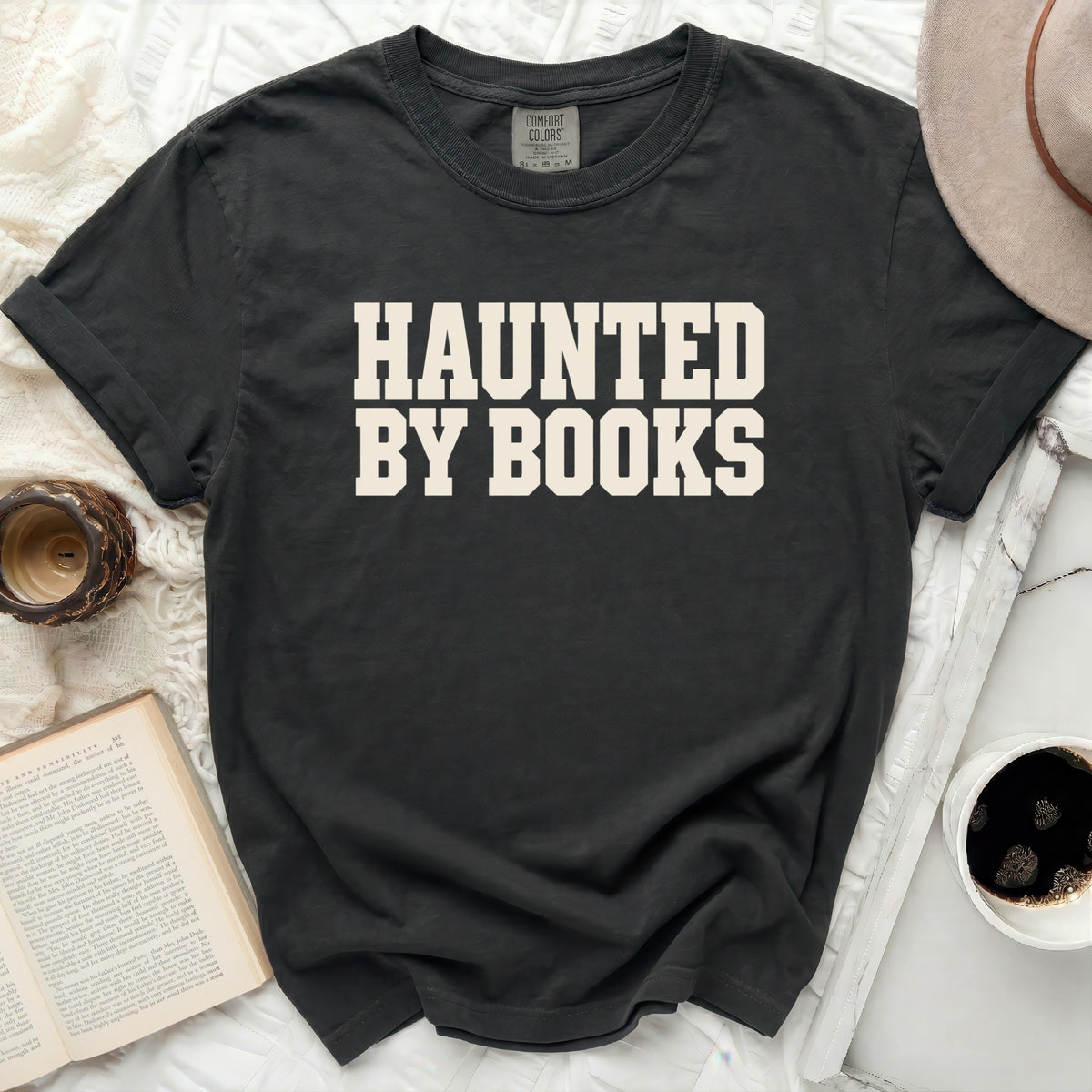 Haunted By Books Tee