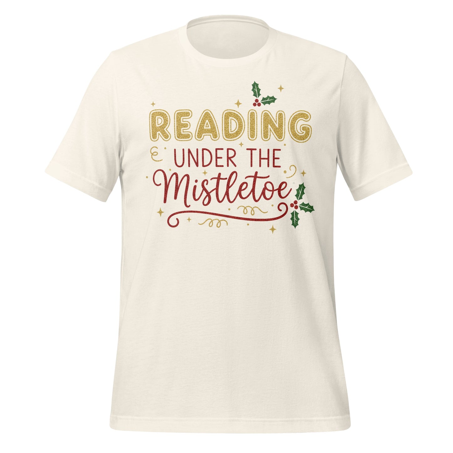 Festive Reading Under the Mistletoe Cheerful Shirt