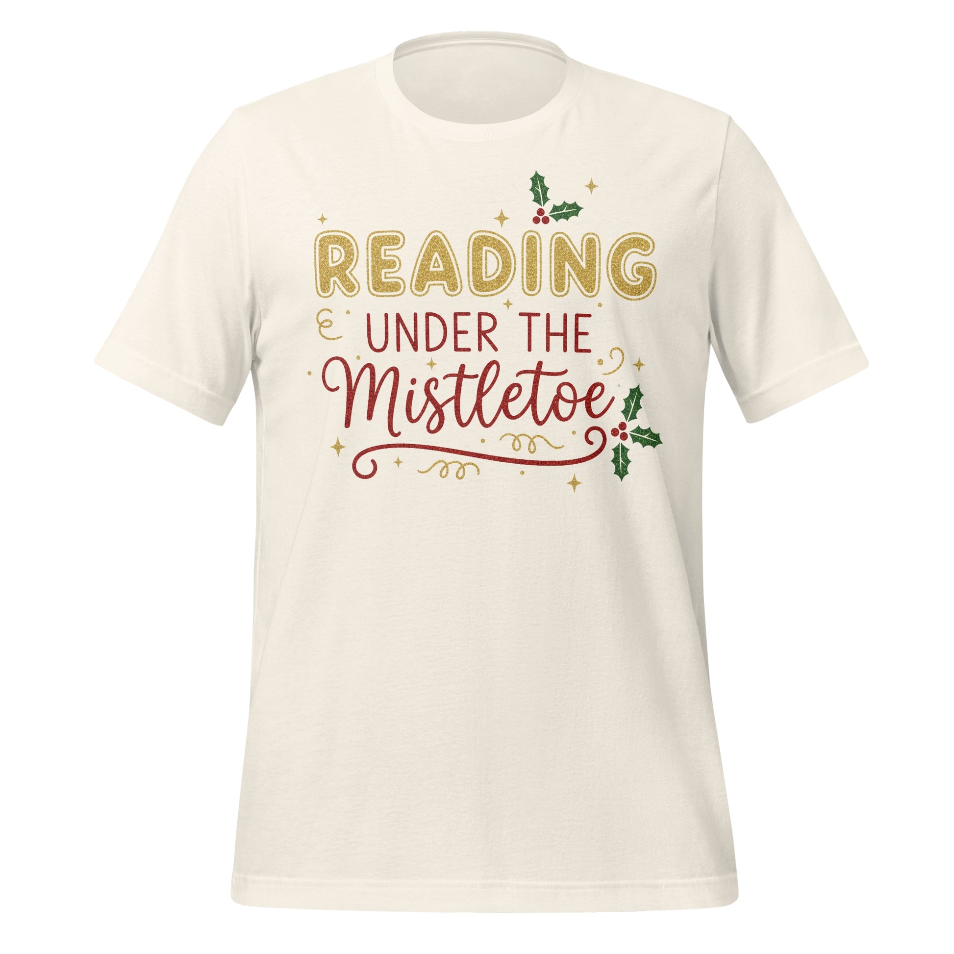 Festive Reading Under the Mistletoe Cheerful Shirt