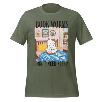 Book Worms Don't Need Sleep Reading Shirt