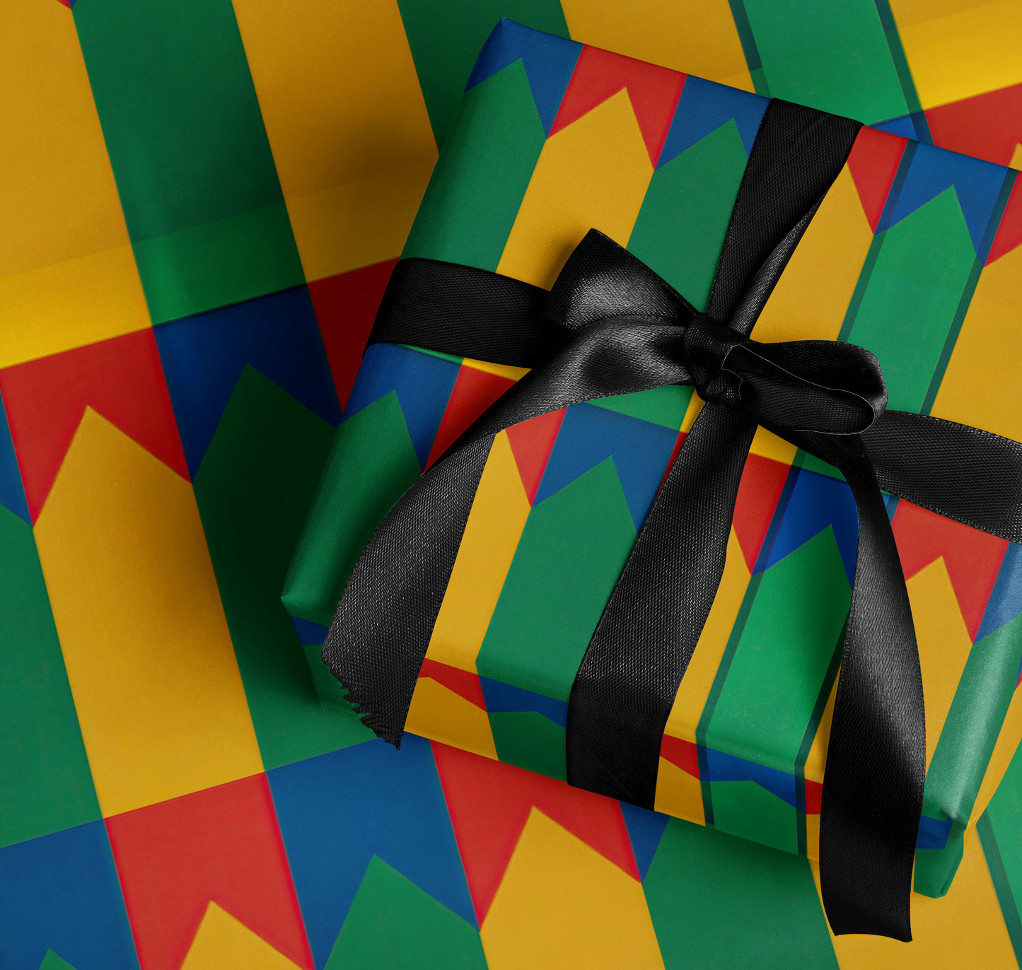 Colorful Geometric Pattern Gift Wrapping Paper