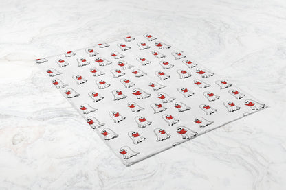 Adorable Cute Ghost Patterned Dog Blanket