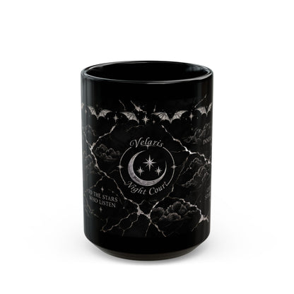 Velaris Black & Silver Mug