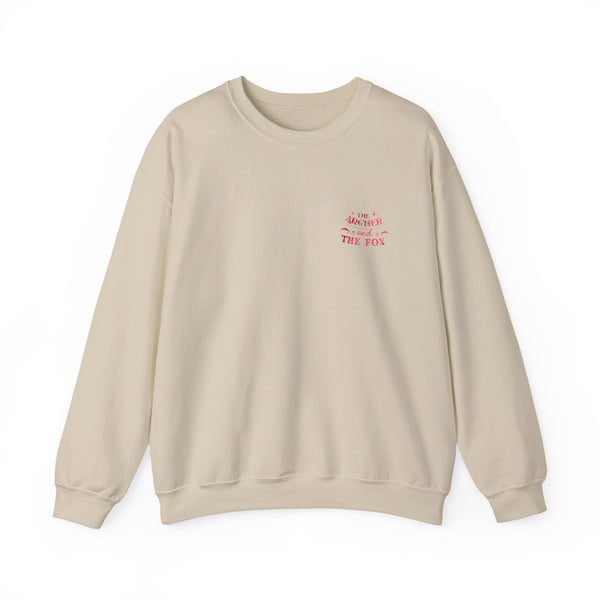 The Archer and The Fox Enemies to Lovers Sweatshirt in Sand