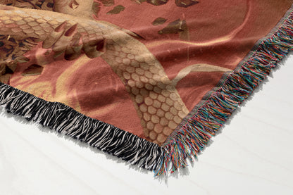 House of Flame and Shadow Woven Blanket