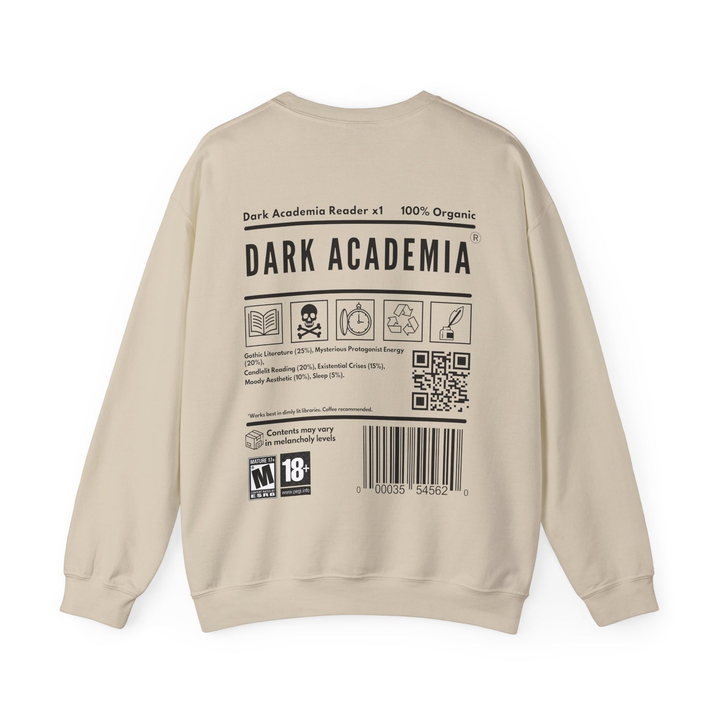 DARK ACADEMIA READER Sweatshirt