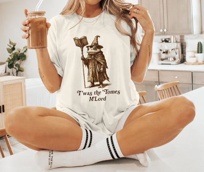 'Twas the Tomes M' Lord Graphic T-Shirt Design
