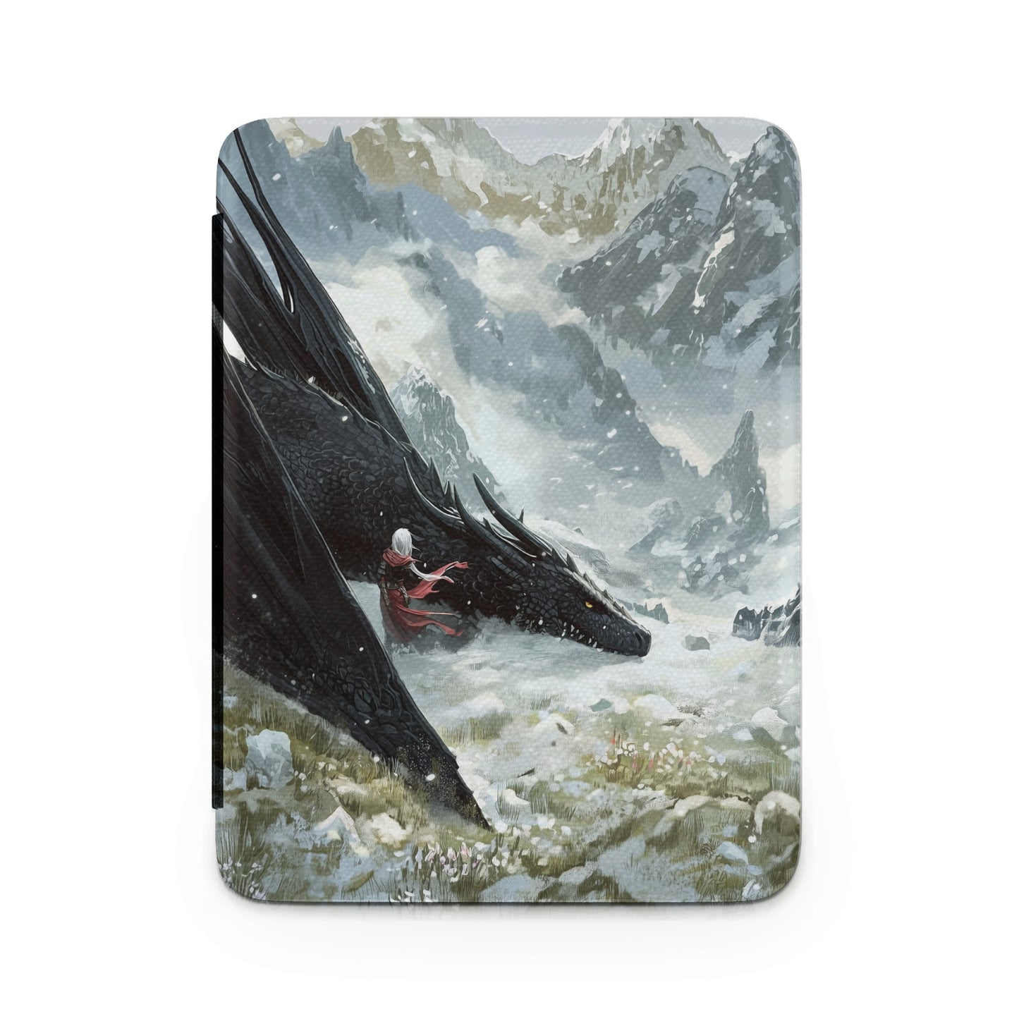Black Dragon Snow Mountains Fantasy Figure product type