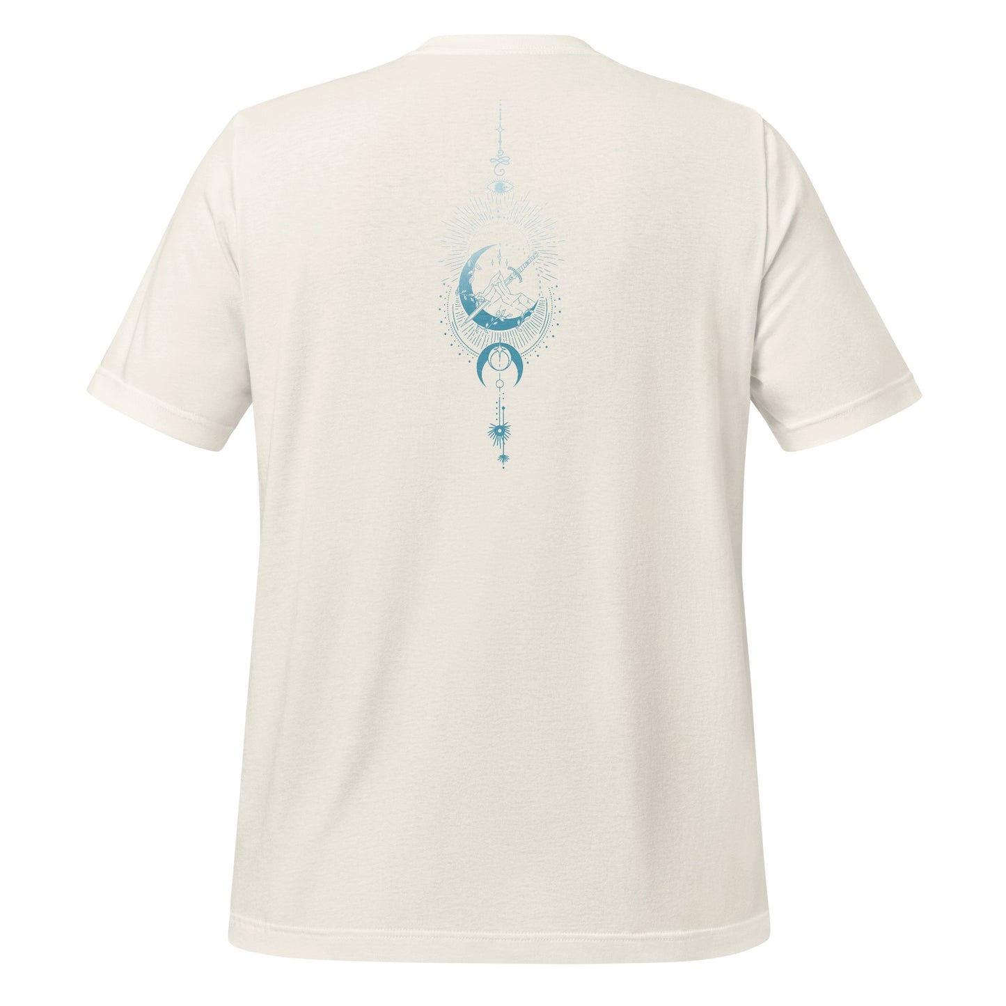 Mystical Moon Sword Celestial Eye Spiritual Graphic T-shirt product type
Moon design
Celestial art
Spiritual print
Mystic imagery
Sword graphic
Fantasy design
Occult symbol
Ethereal style
Stars moon sun
Mythical figure
Deity print
Floral elements
Warrior imagery
Arcane magic
Eye symbol
Graphic tee
Aesthetic shirt
Unique design
Sacred art
Boho celestial
