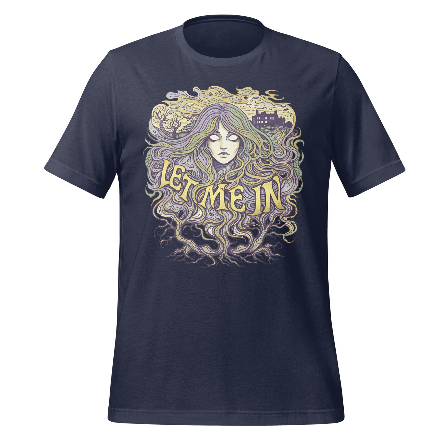 Let Me In Gothic Art Graphic Tee Shirt