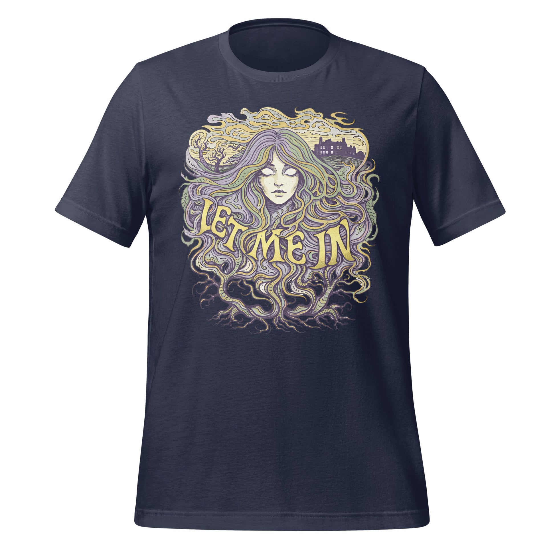 Let Me In Gothic Art Graphic Tee Shirt