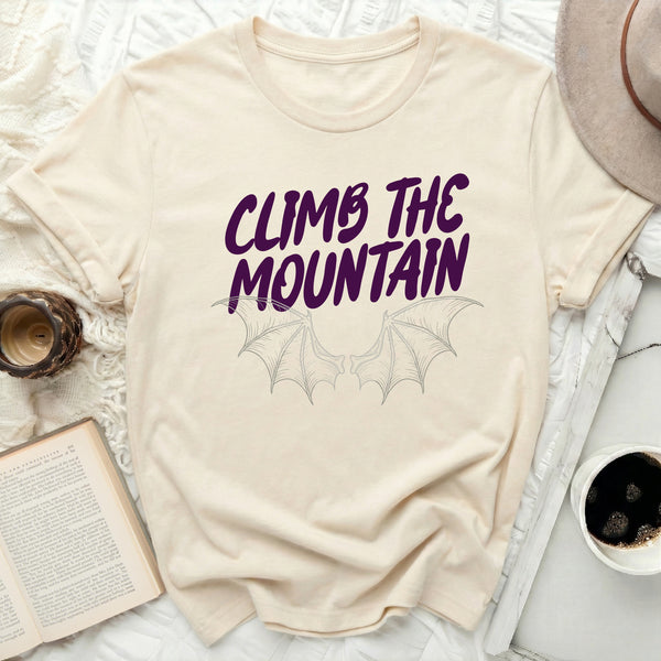 Violet Shadow Ascent Tee in Natural