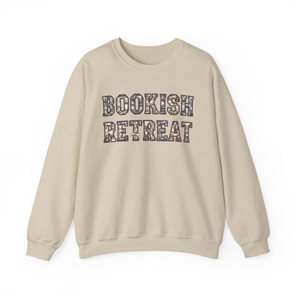 Cozy Bookish Retreat Sweatshirt Comfortable Apparel