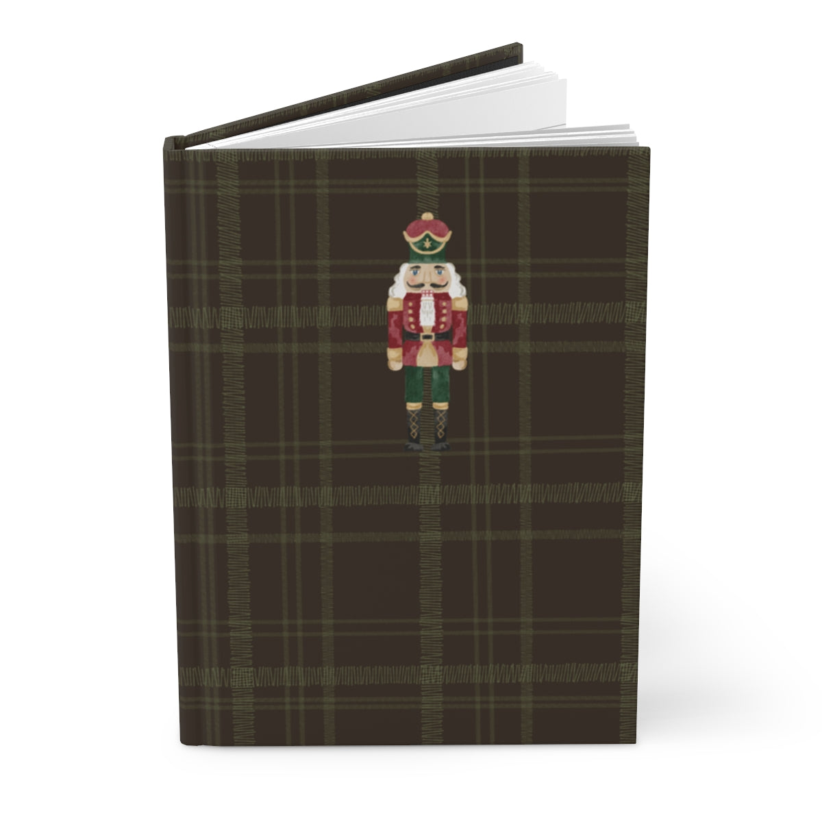 Nutcracker Patterned Plaid Hardback Diary
