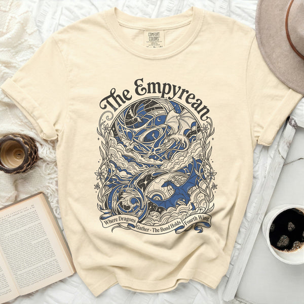 Empyrean Dragon Tee in Ivory
