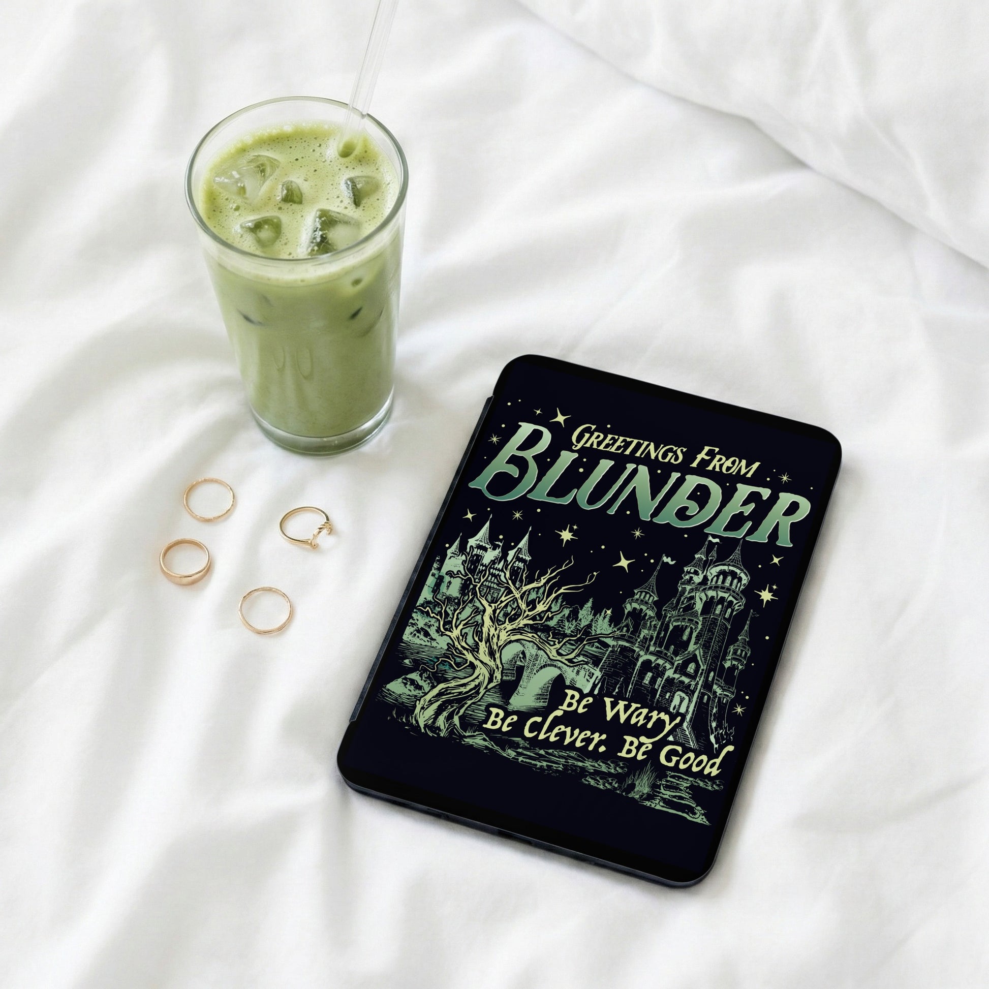 Greetings From Blunder Be Wary Be Clever Be Good phone case