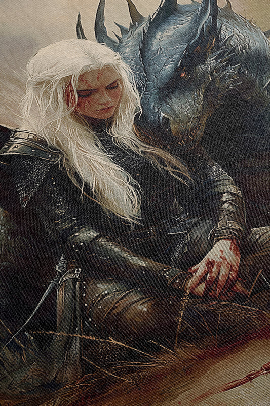 Romantasy Manon Blackbeak and Abraxos Woven Blanket