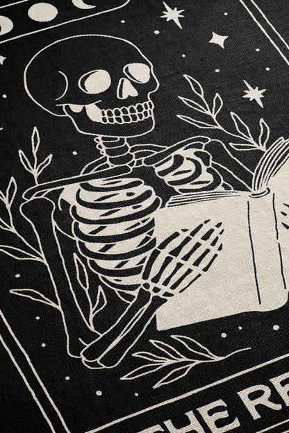Skeleton Tarot Reading Blanket