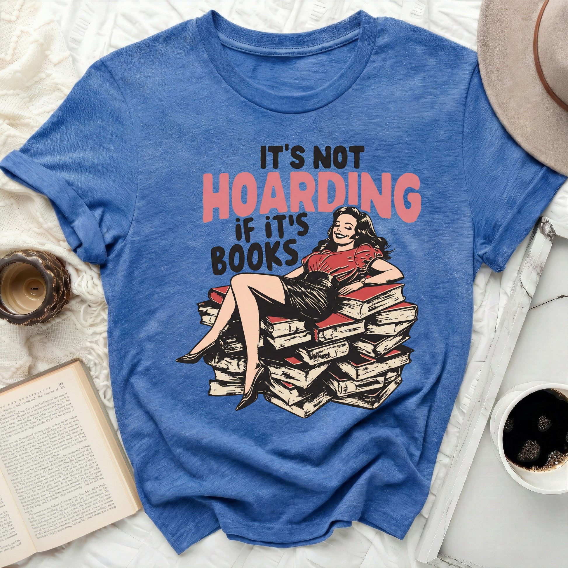 It's Not Hoarding If It's Books Graphic Tee