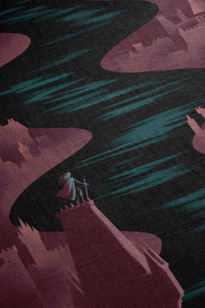 Crown of Midnight Woven Blanket