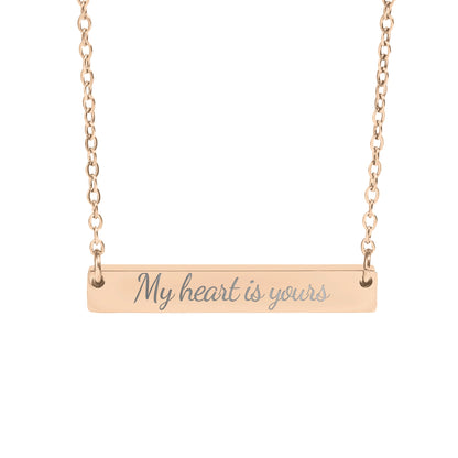 My Heart Is Yours Necklace - MagicMerchEmporium