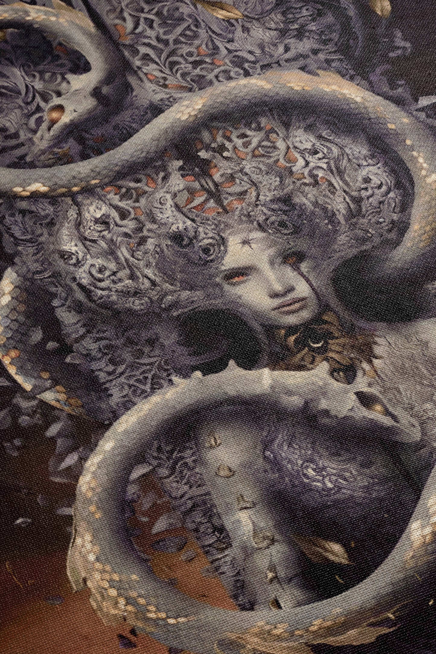 Dark House of Flame and Shadow Woven Blanket - MagicMerchEmporium