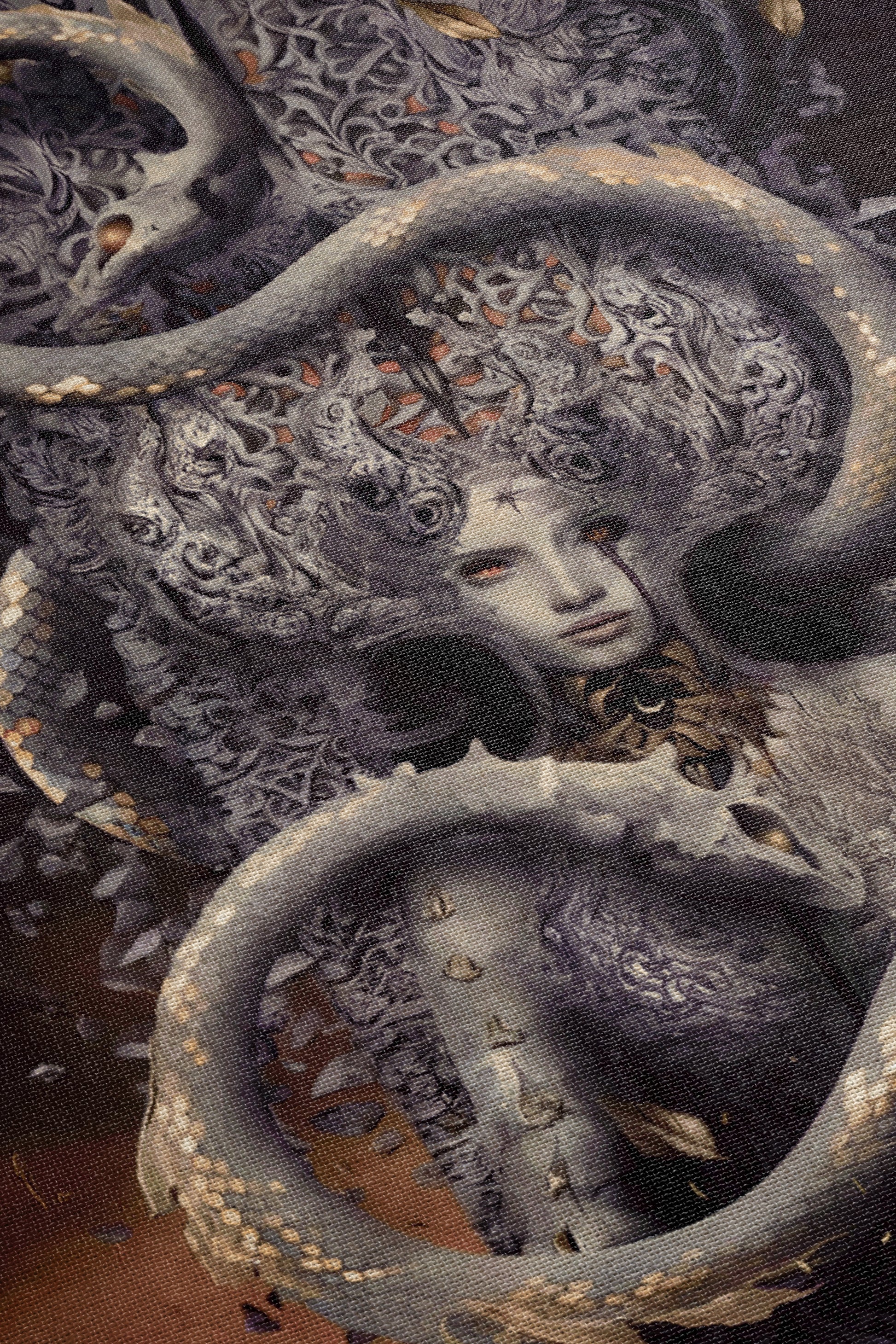 Dark House of Flame and Shadow Woven Blanket - MagicMerchEmporium